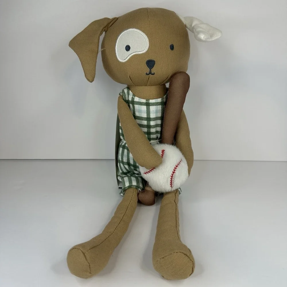 Hearth &‎ Hand Magnolia Plush Dog Baseball Bat Pal NWT